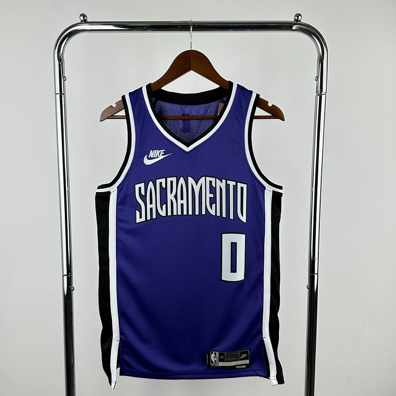 2025 NBA Sacramento Kings 0 MONK Basketball Jersey