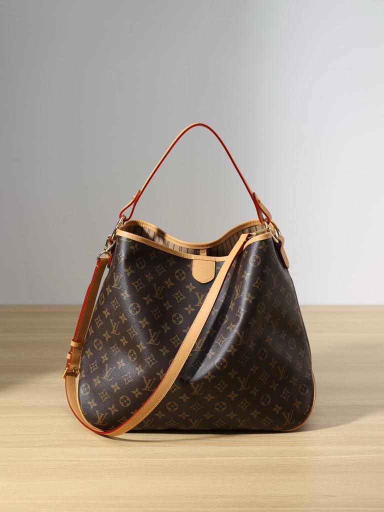 Louis Vuitton Delightful Monogram Bag Brown 40Cm M40352