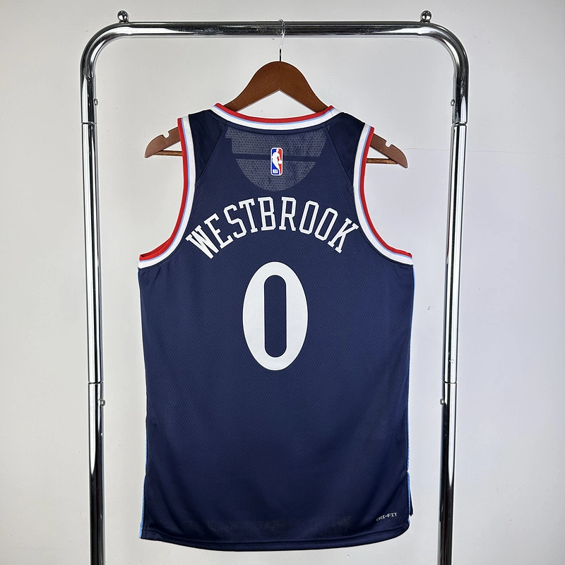 2025 NBA LA Clippers (0 WESTBROOK) Basketball Jersey