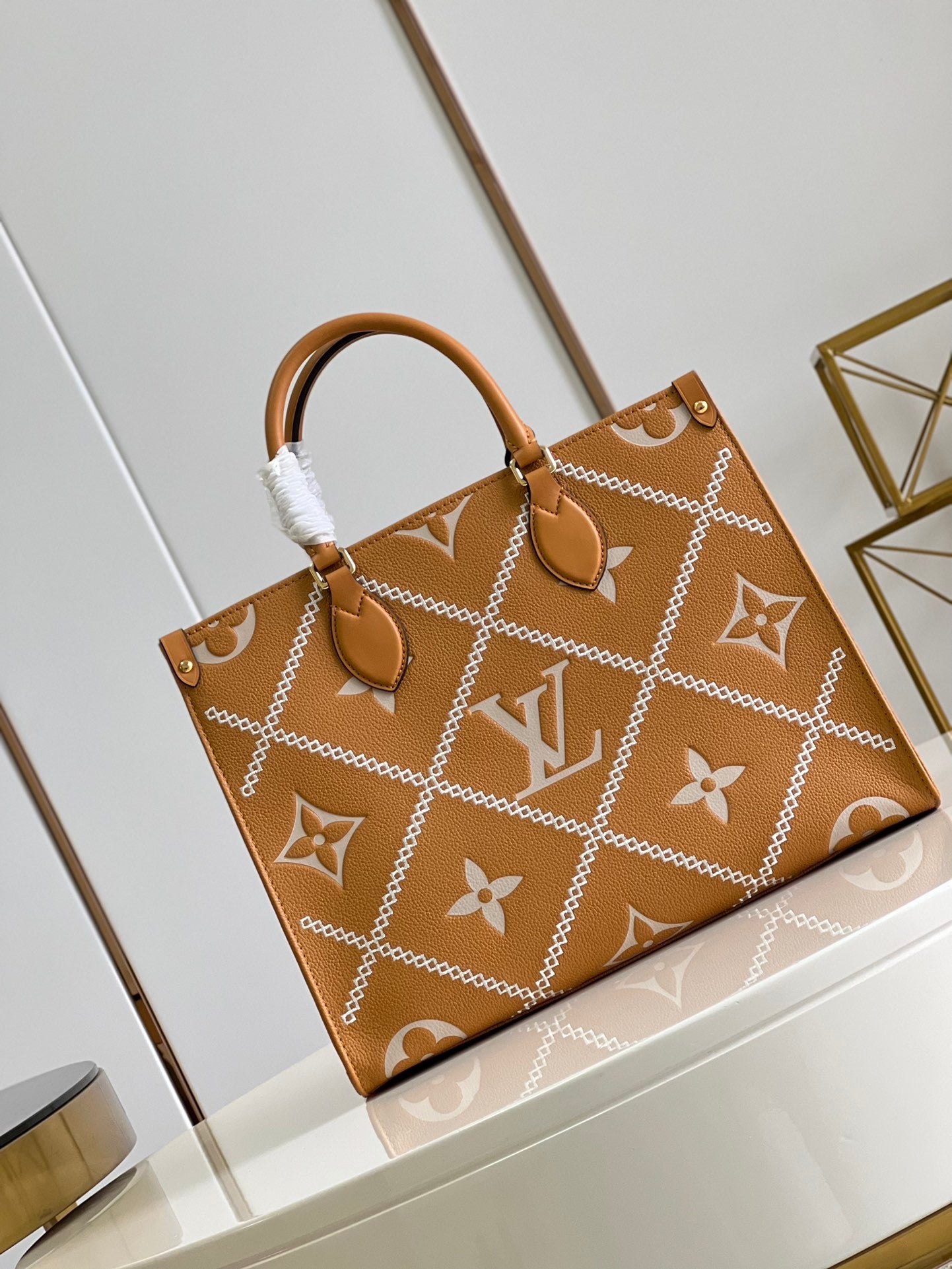 Louis Vuitton Onthego MM Tote Monogram Arizona ‘Brown Crème Beige’ 35cm