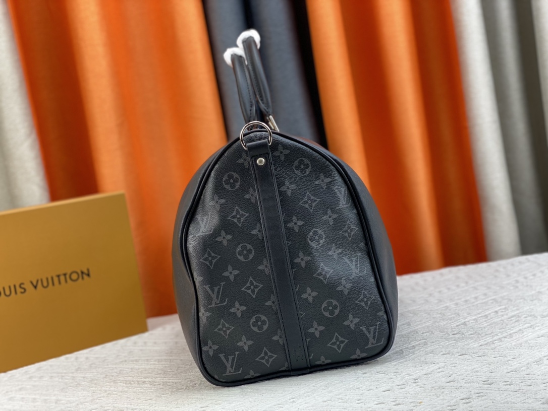 Louis Vuitton Keepall Bandouli Re 50Cm Black M59712