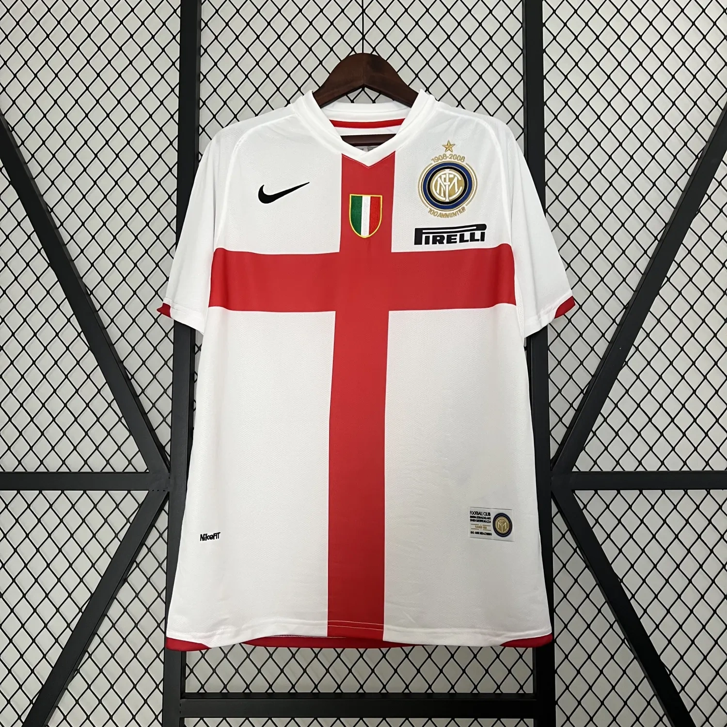 retro 2007-08 Inter Milan away football jersey