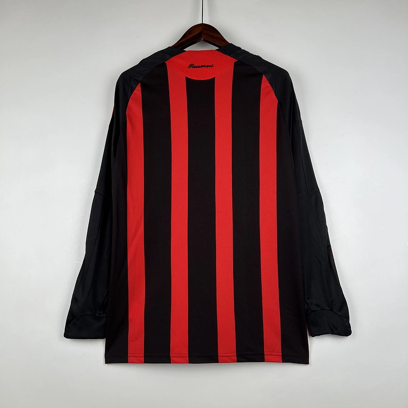 Retro 2008-09 AC Milan Home Long Sleeve Football jersey retro