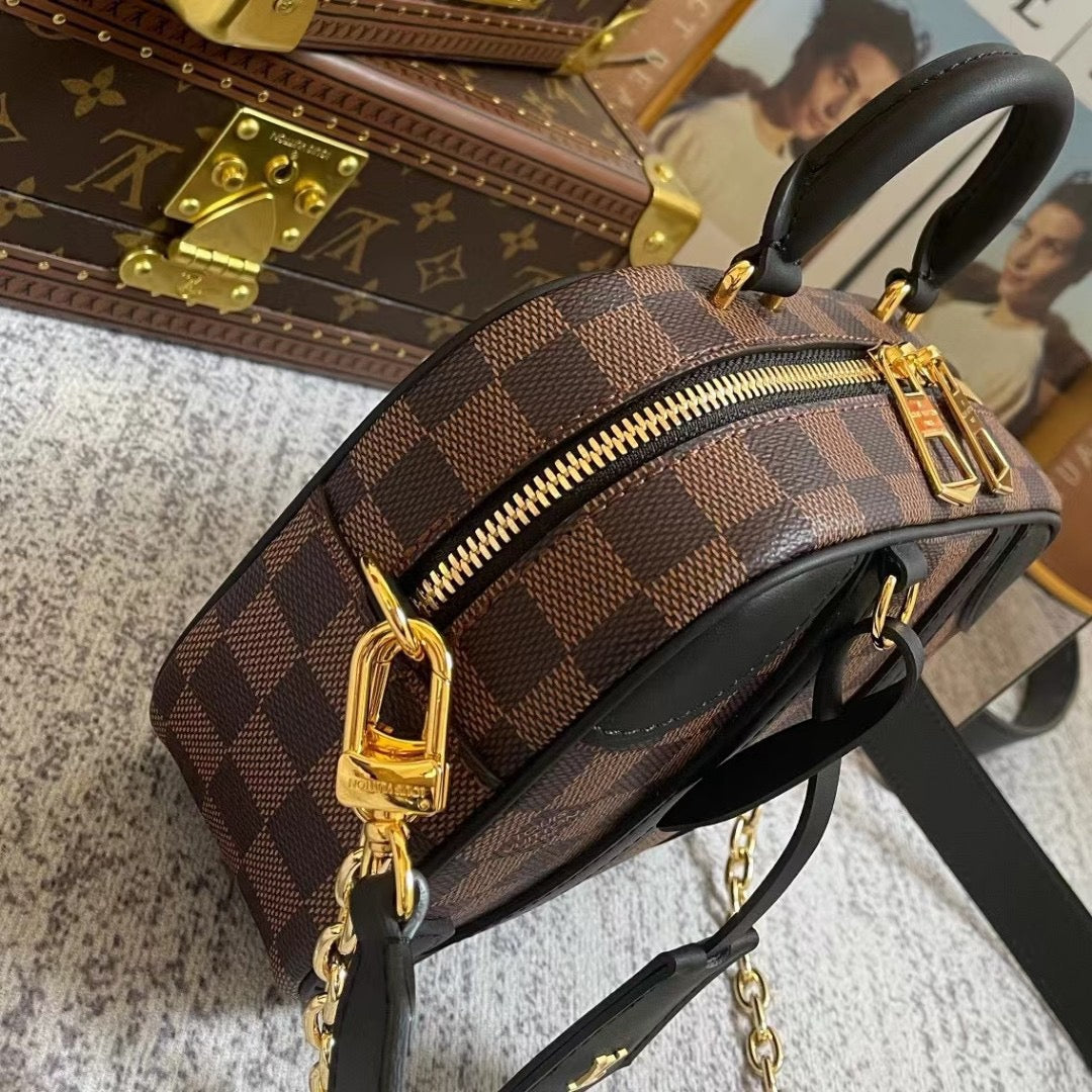 Louis Vuitton Valisette Souple Bb 19Cm Black