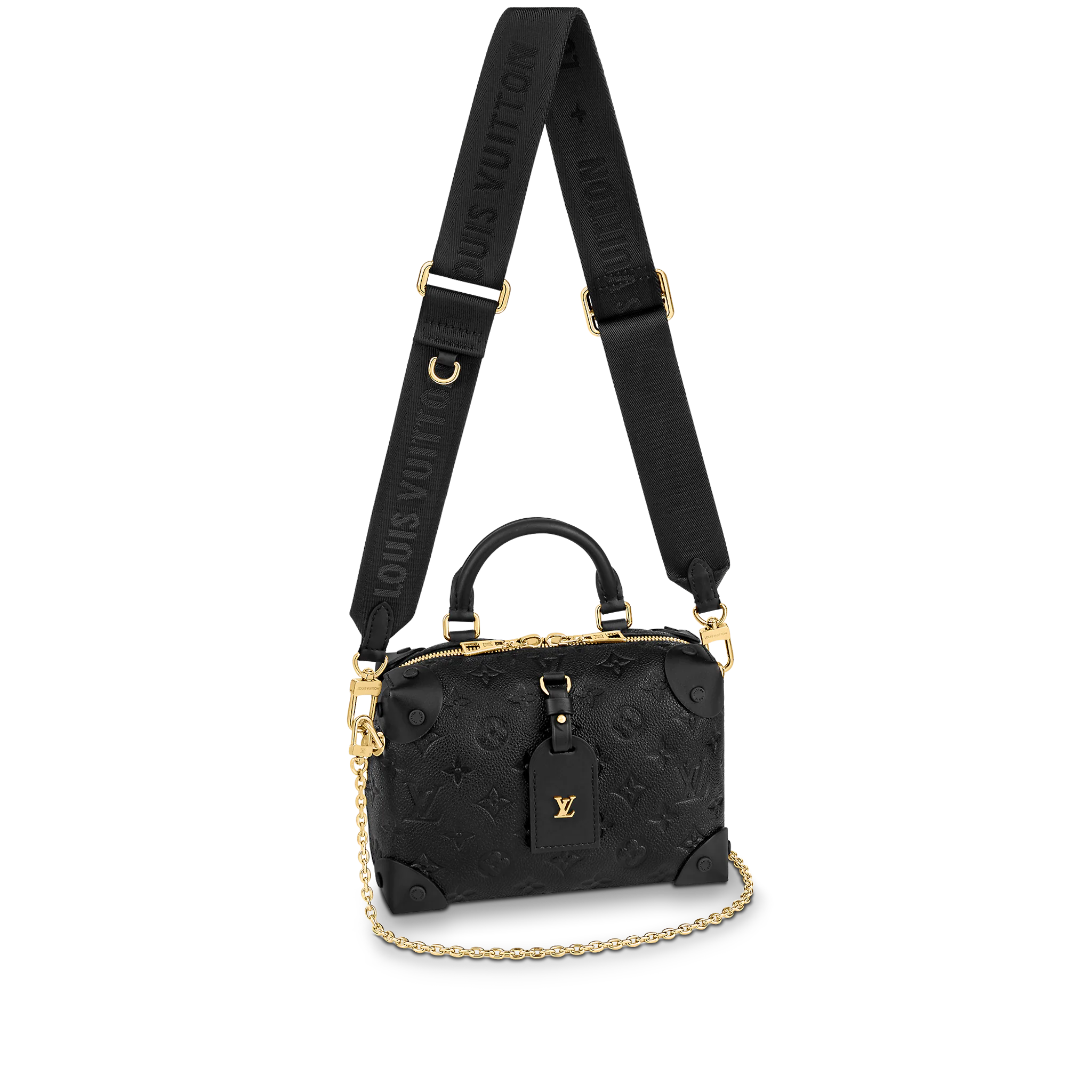 Louis Vuitton Petite Malle Souple 20Cm Black