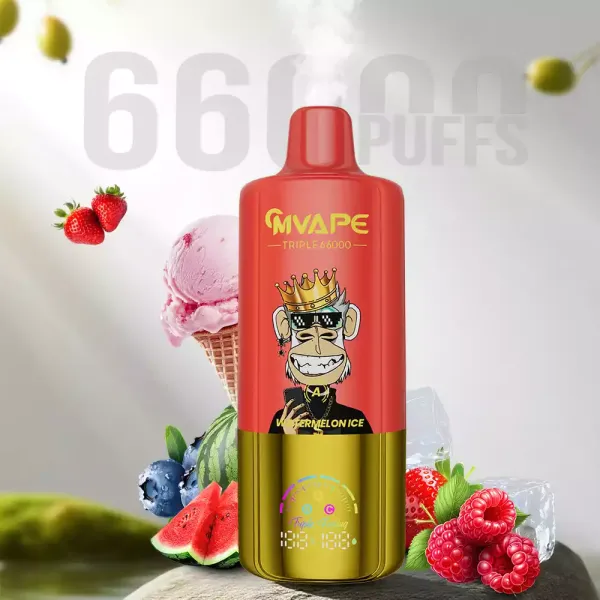 CRYSTAL MARY Pulse Triple 66000 66K Puffs Disposable Vapes 3in1 Taste