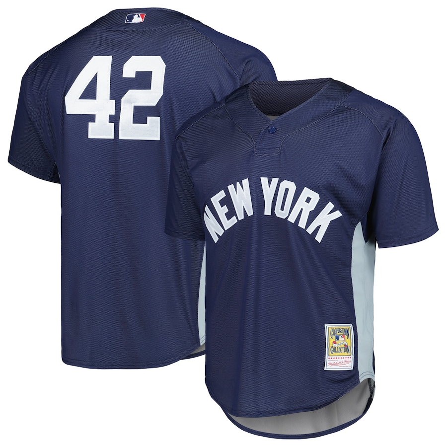 Mariano Rivera New York Yankees Mitchell&Ness Cooperstown Collection 2009 Batting Practice Jersey Navy