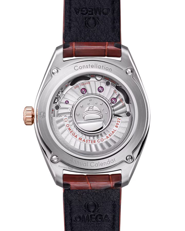 Omega Constellation Globemaster 41mm Green Dial Stainless Steel ‑ Sedna™ 18k Rose Gold Strap 130.23.41.22.11.001