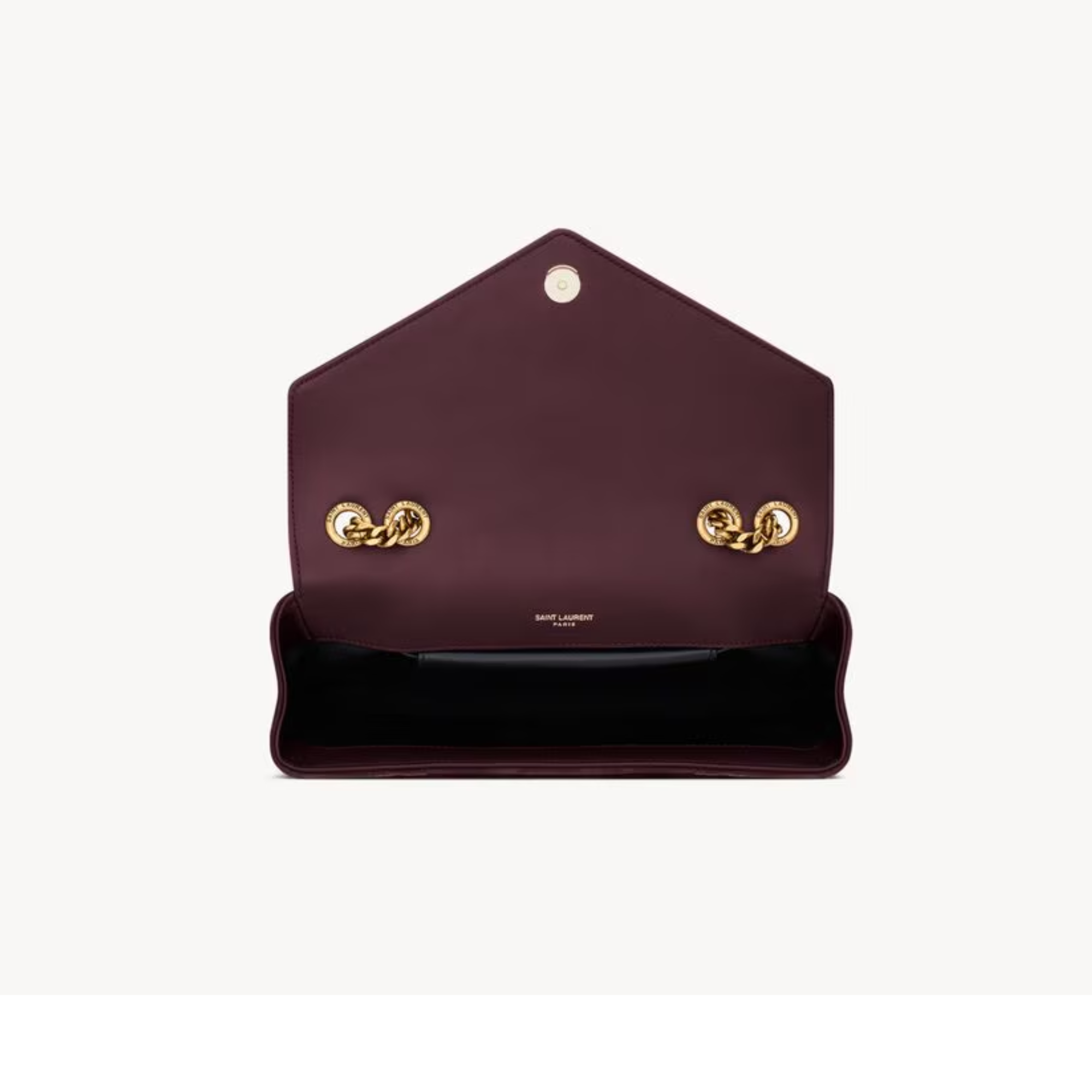 Saint Laurent Loulou Small Smoky Burgundy 24cm/9.4in