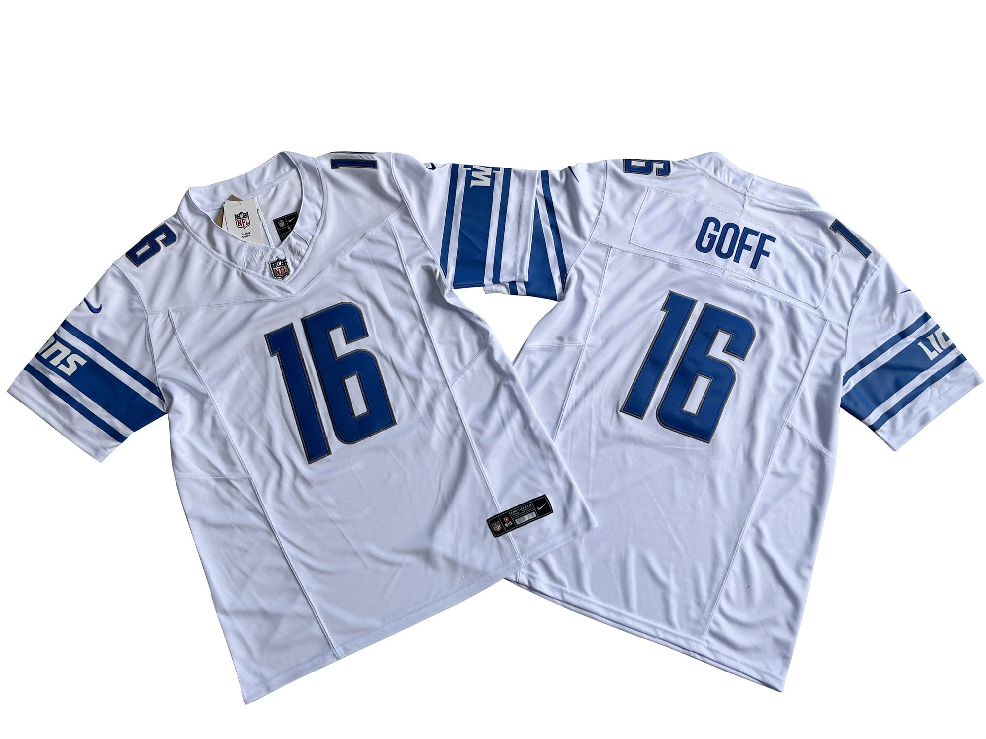 Detroit Lions 16# Jared Goff Nike Vapor F.U.S.E. Limited Jersey