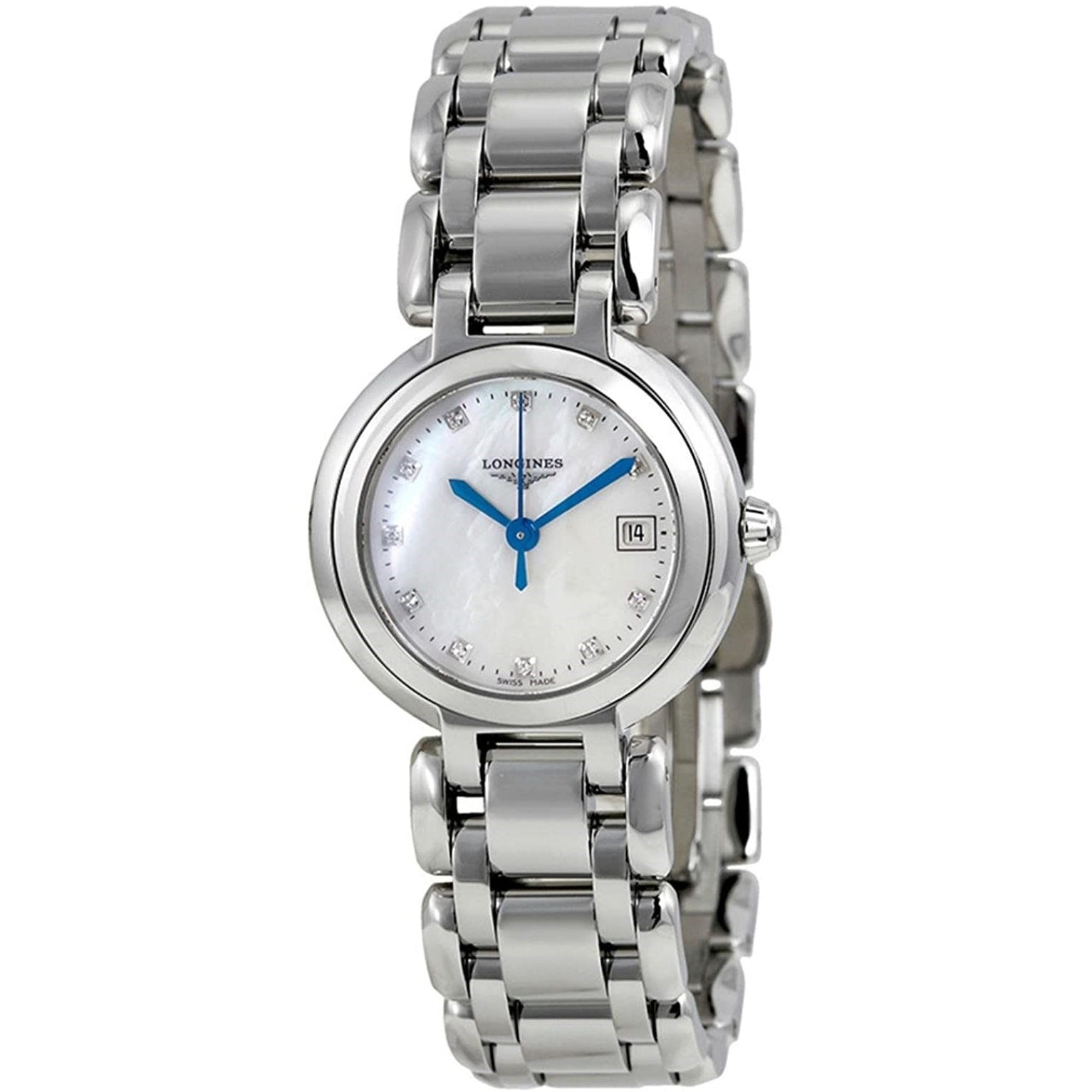 【Super Clone】Longines Women's L8.110.4.87.6 Primaluna Diamond Stainless Steel Watch