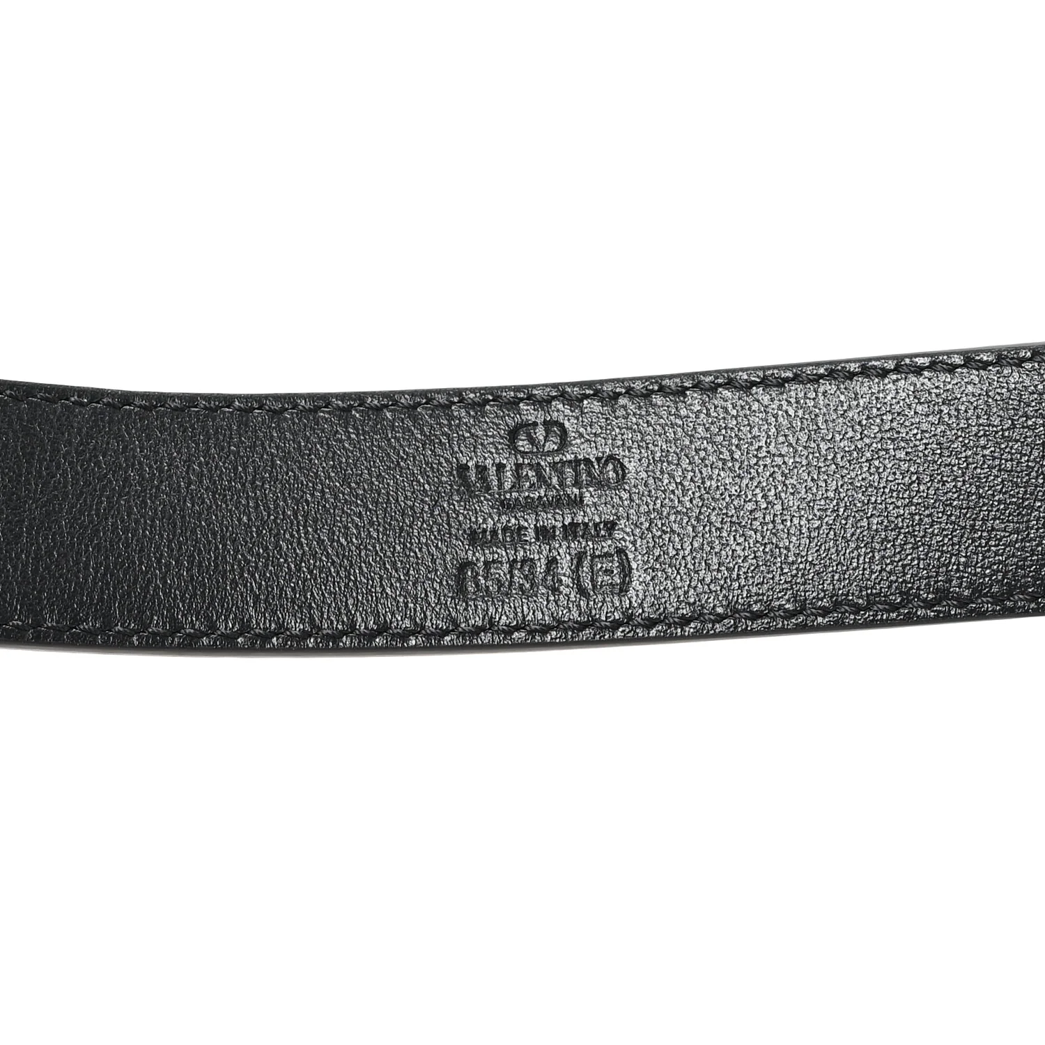 Calfskin VLogo Signature 30mm Belt 85 34 White