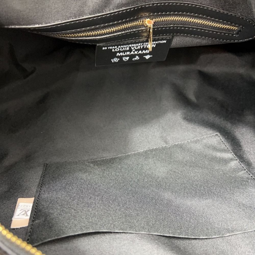 Louis Vuitton X Takashi Murakami Keepall Black 45Cm