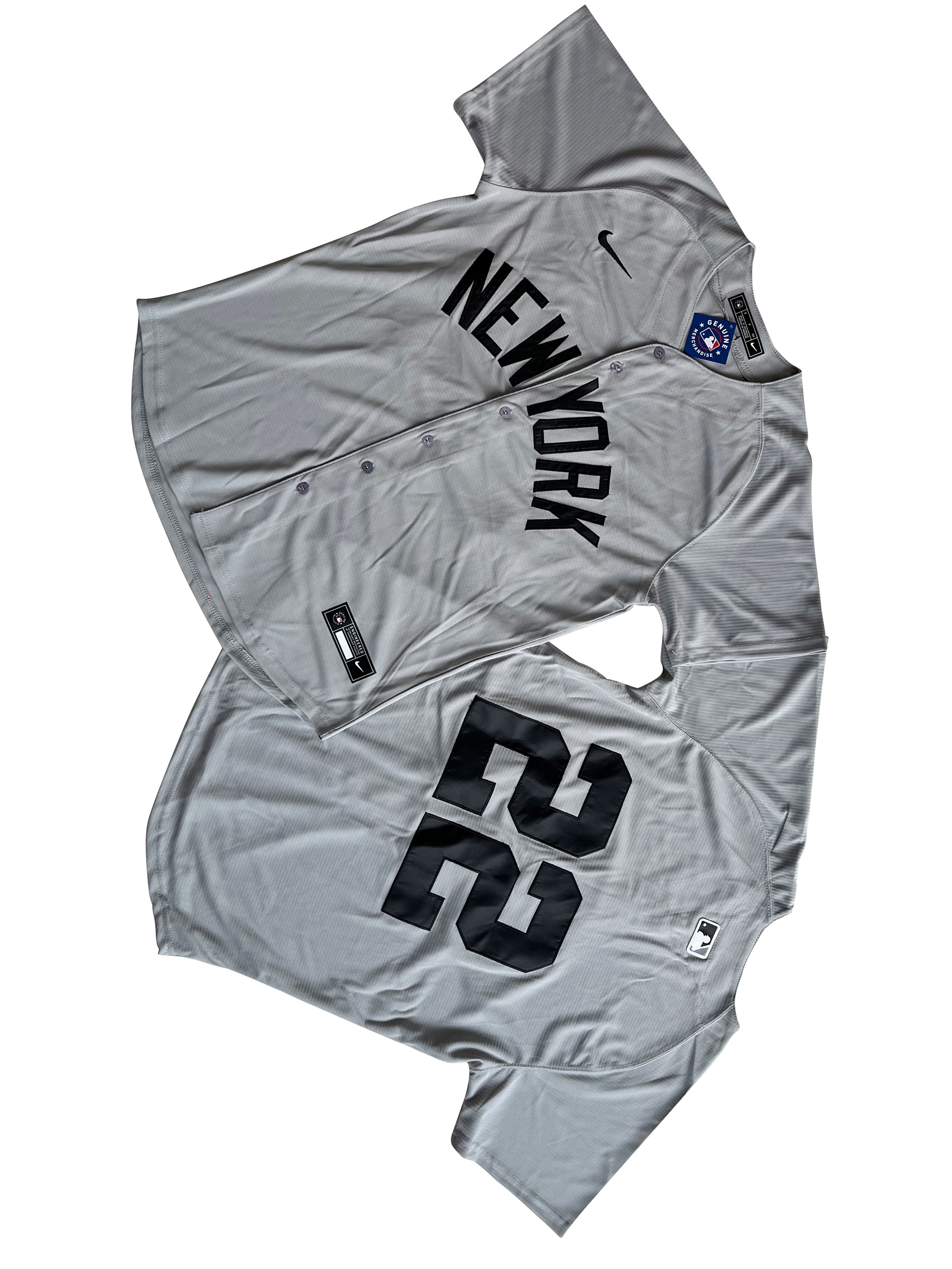 Men's New York Yankees Juan Soto #22 Gray Away Limited Player Jersey