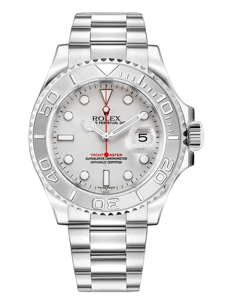 【Super Clone】Rolex Yacht Master 16622 Silver Dial 40mm Mens replica watch