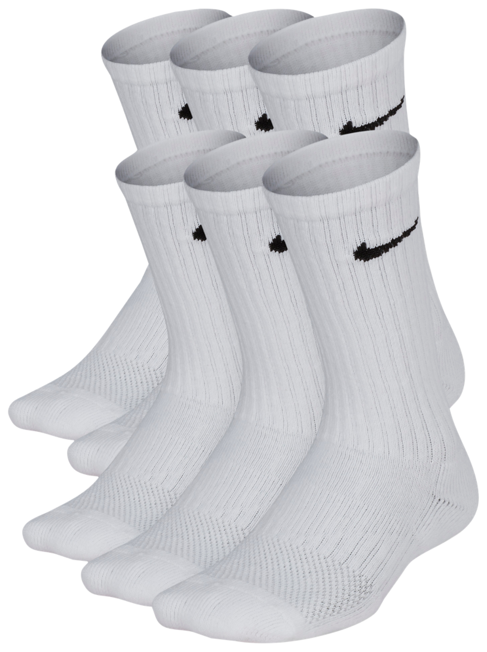 Nike 6 Pack Cushioned Crew Socks