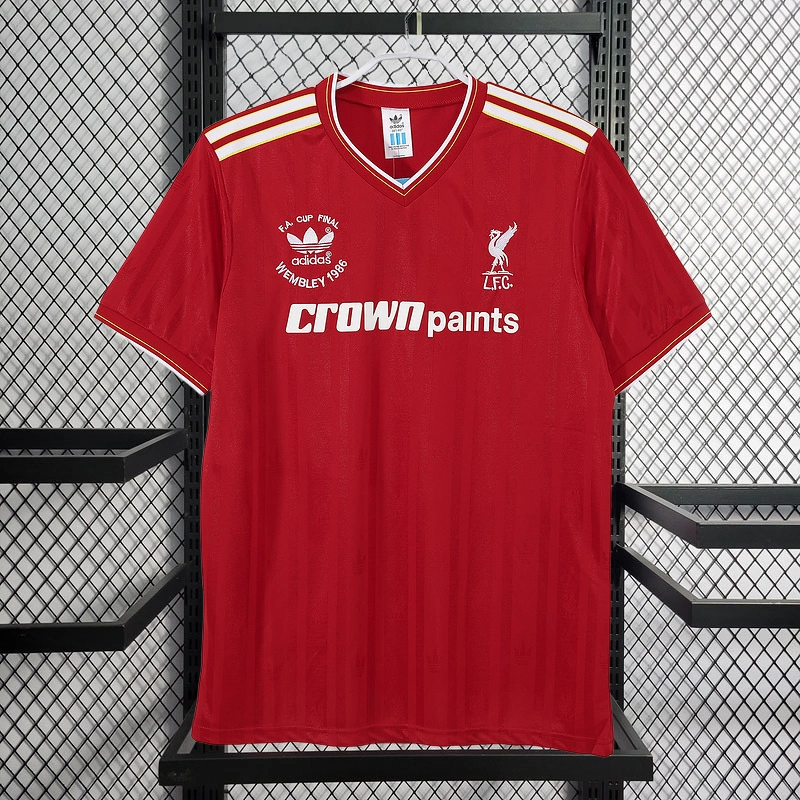 Retro 1986-87 Liverpool Home Football jersey retro