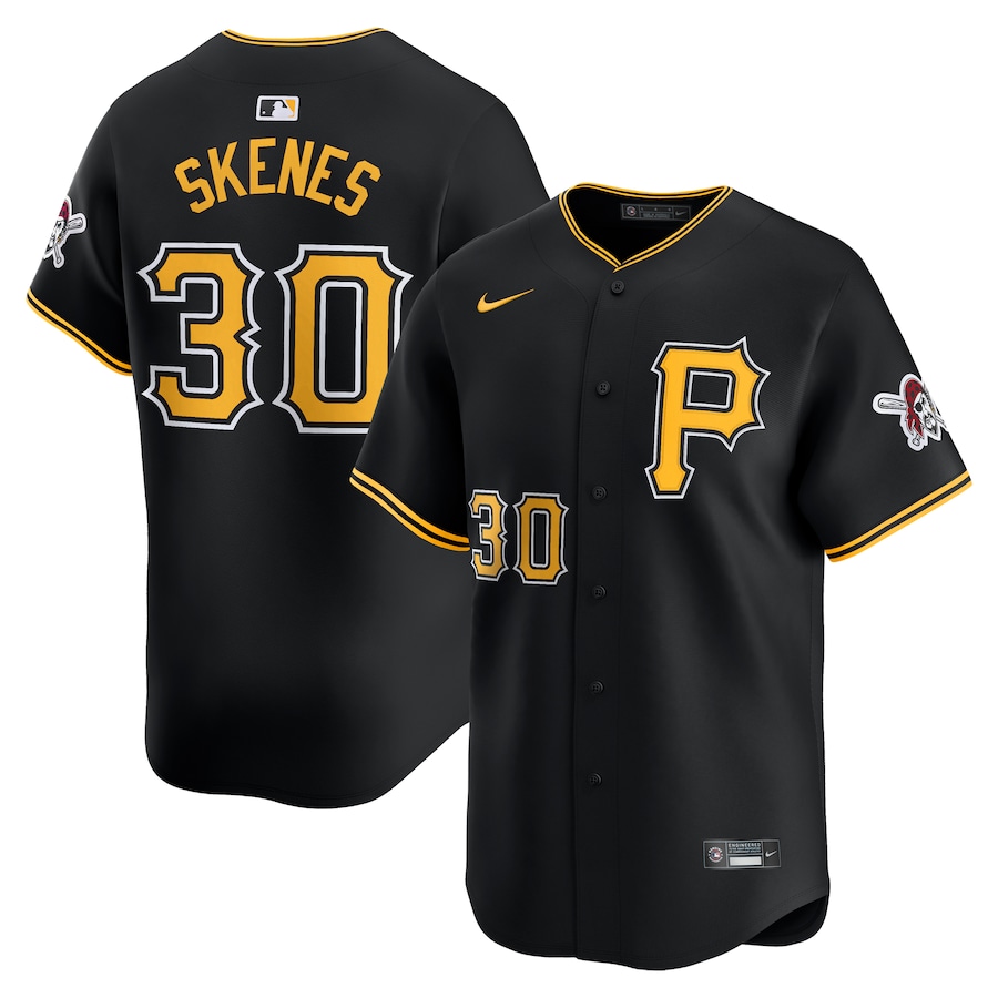 Paul Skenes Pittsburgh Pirates Alternate Limited Player Jersey Black
