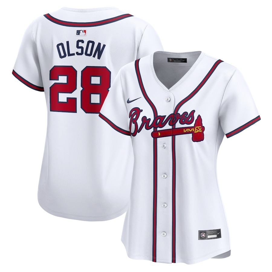 Matt Olson Atlanta Braves Women's Home Limited Player Jersey White