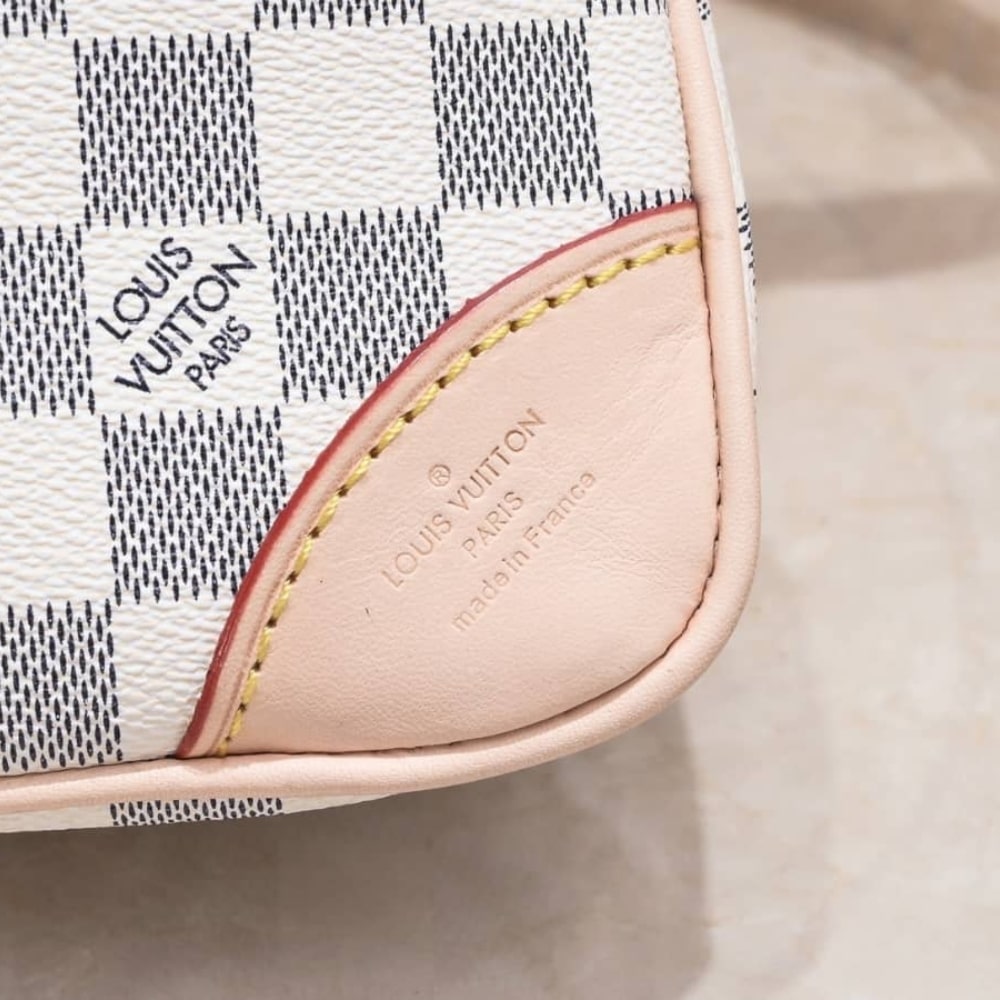 Louis Vuitton Odéon Shoulder Bag Damier Azur 26Cm