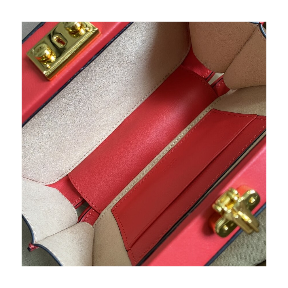 Gucci Interlocking G Mini Bag in Red Leather