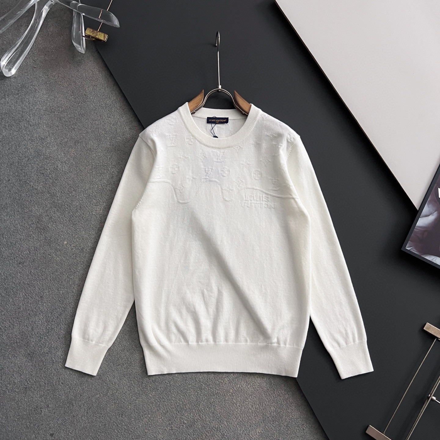 Louis Vuitton Intarsia Crewneck Sweater