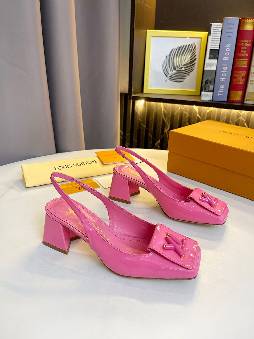 Louis Vuitton Shake Slingback High Heels Pink 1Ab0Wc
