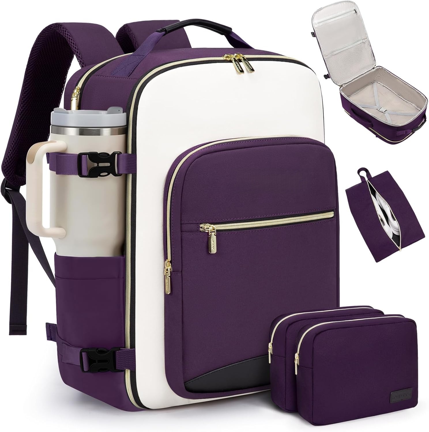 40L Travel Backpack for Women & Men