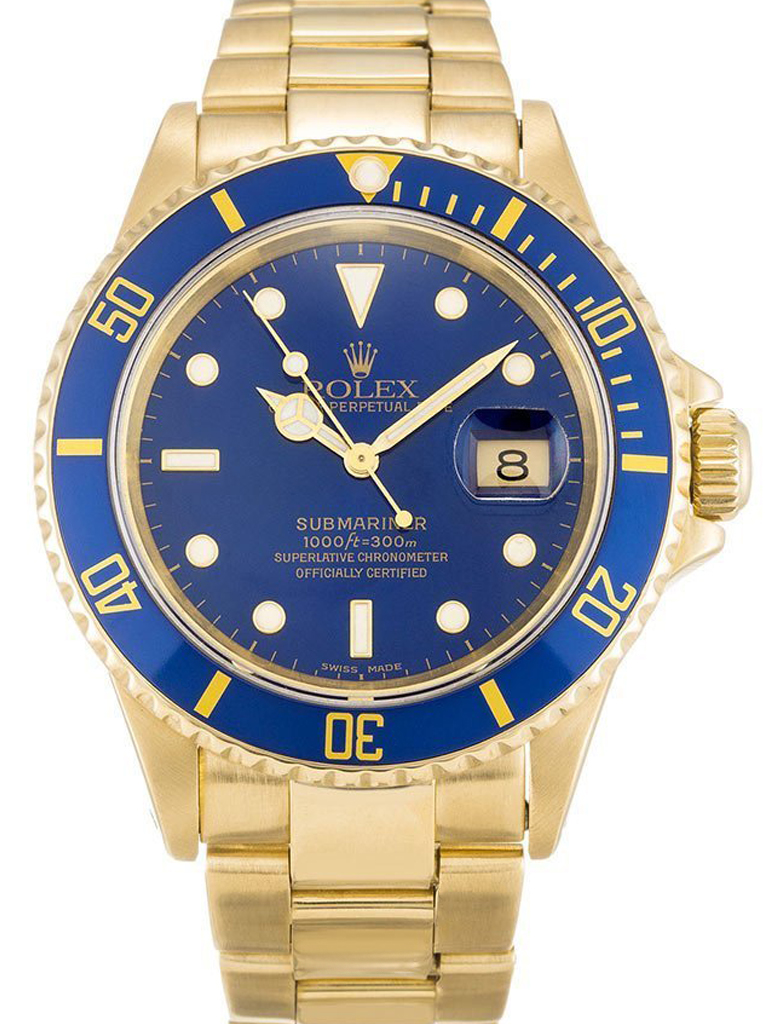 Rolex Submariner 40mm Blue Dial 16618