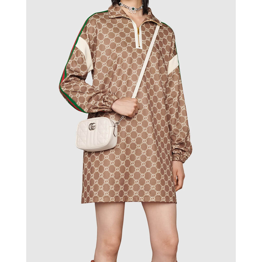 Gucci GG Marmont Small Shoulder Bag White