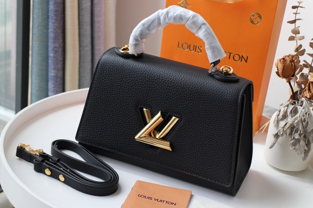 Louis Vuitton Twist One Handle Pm 25Cm Black