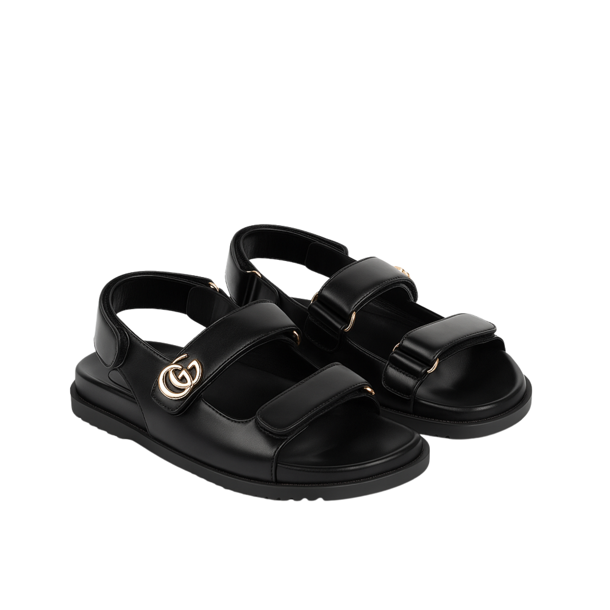 Gucci Double G Sandal Black 771578 Bko00 1000