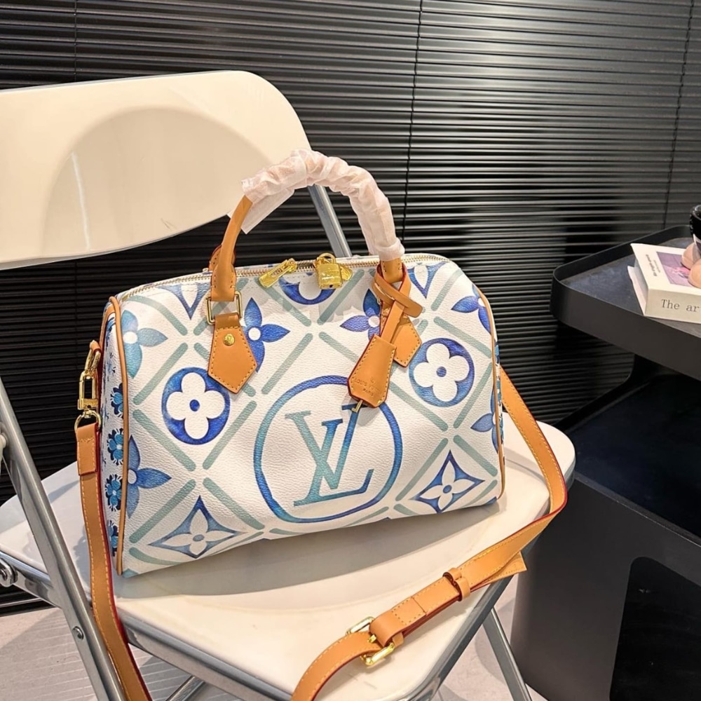 Louis Vuitton Speedy Bandoulière 25 Other Monogram Canvas Lagoon 25Cm M11264