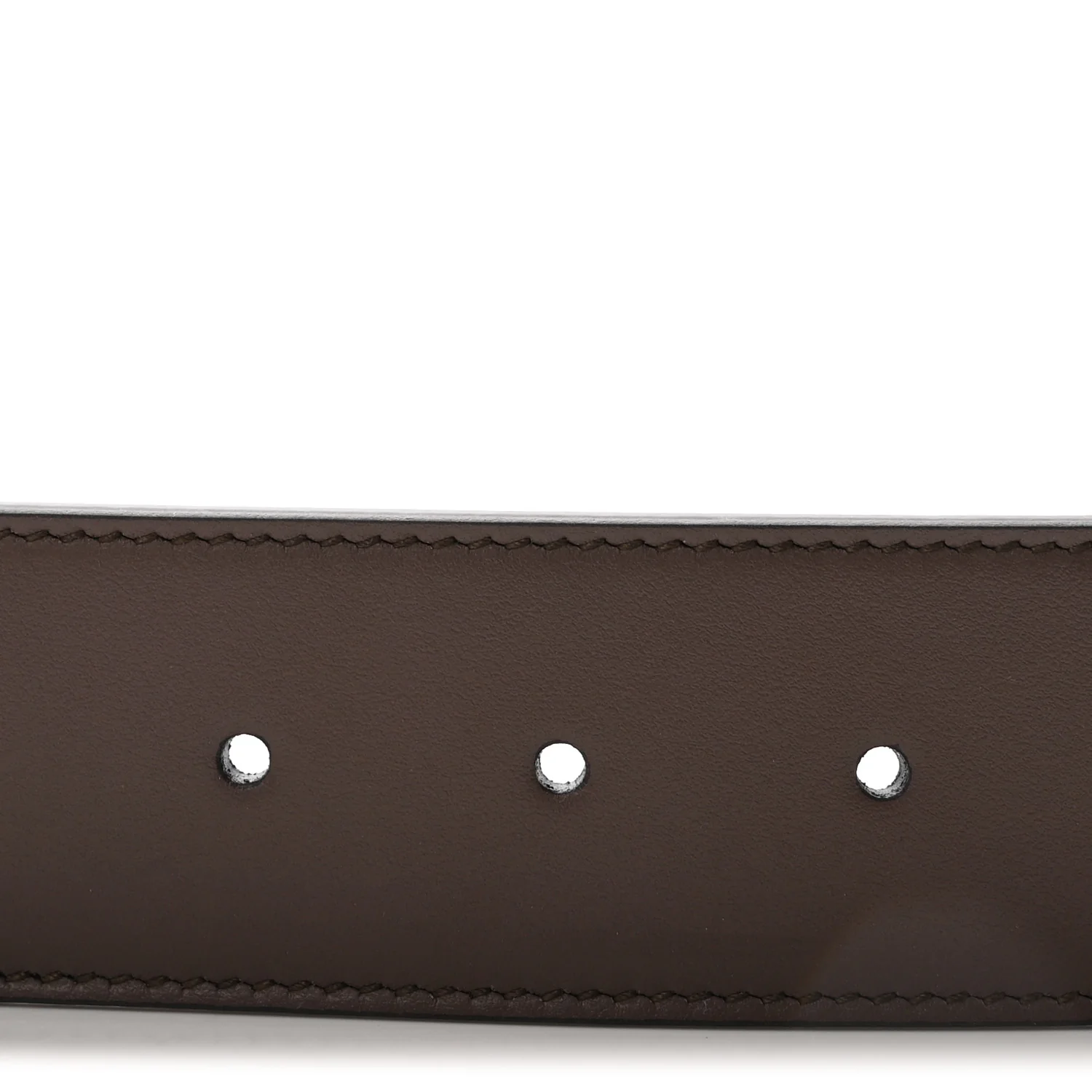 GG Supreme Monogram Matte Plutone Calfskin Double G 40mm Belt 75 30 Beige Ebony New Acero
