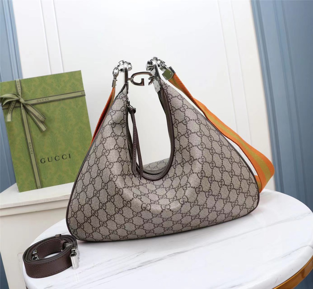 Gucci Gg Attache Large Shoulder Bag 35Cm 702823 96Grn 4091