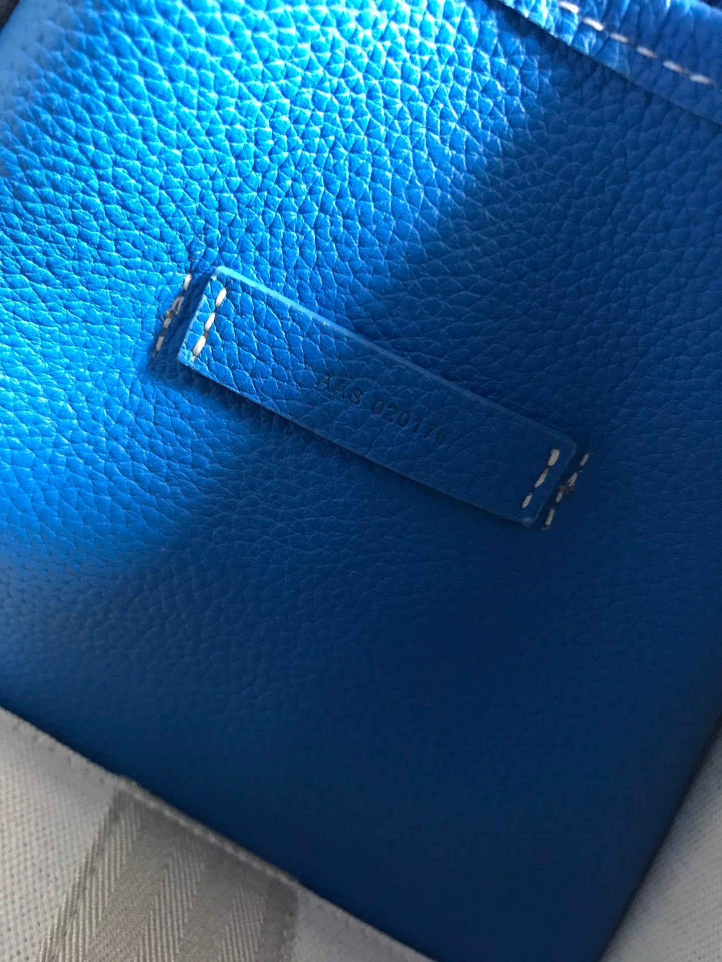 Goyard Hardy Pm Bag 40 Cm Sky Blue Goyardine Canvas And Taurillon Leather Trim