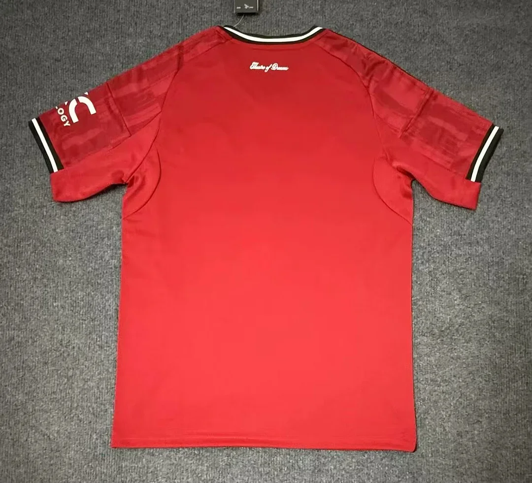 2025/2026 Premier League Manchester United Team Home Football Jersey