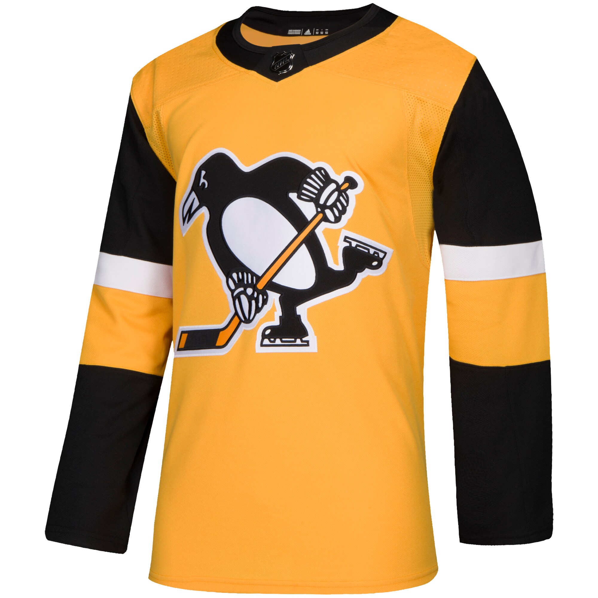 Pittsburgh Penguins adidas Alternate Authentic Jersey – Gold