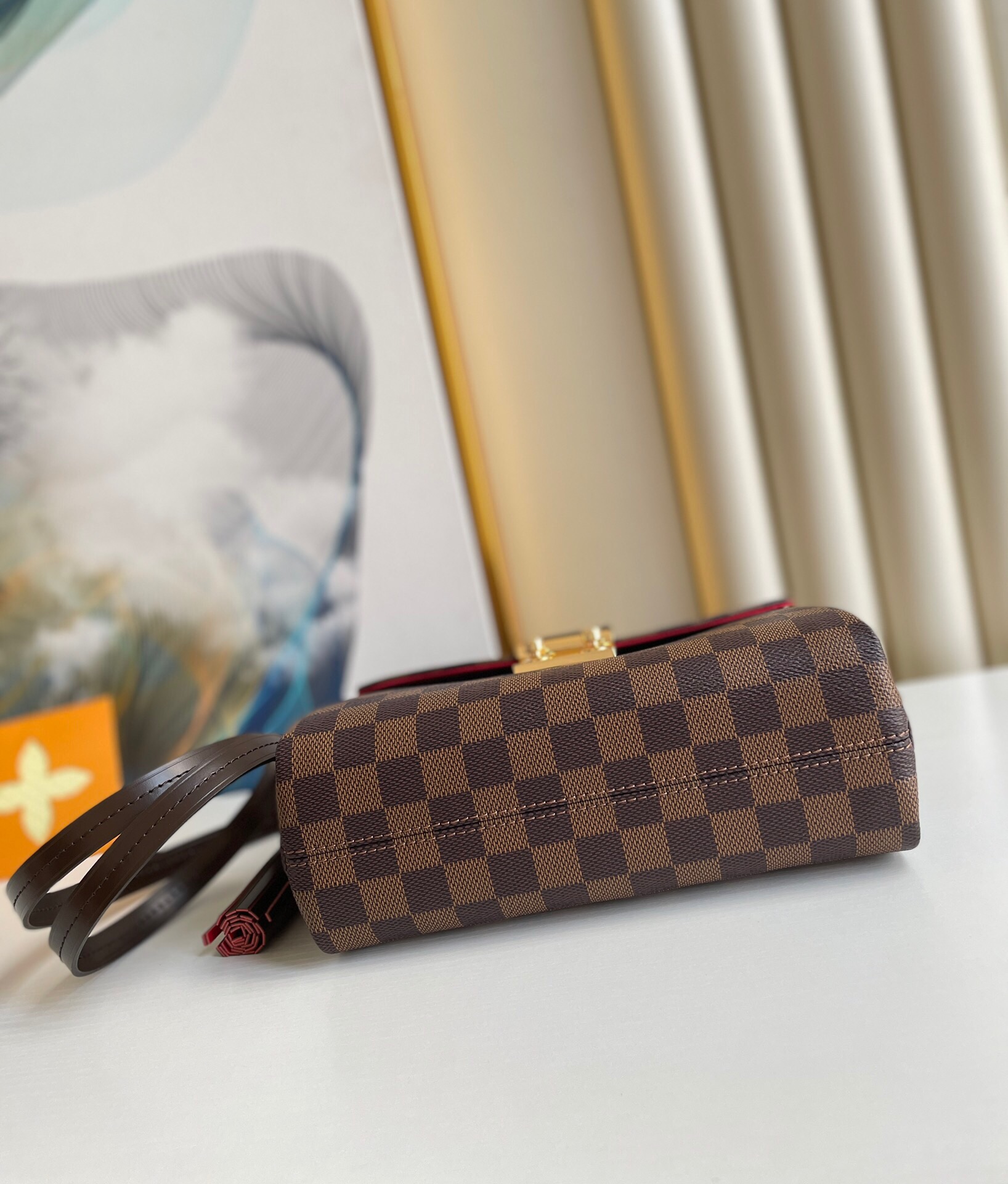 Louis Vuitton Damier Ebene Croisette 25Cm N53000