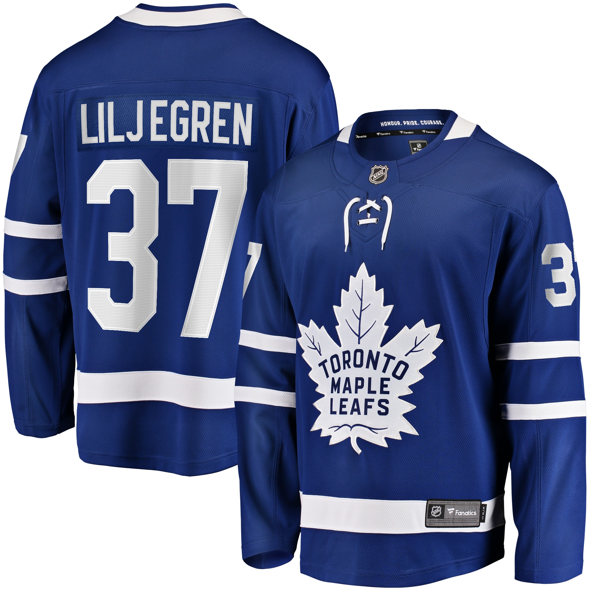 Timothy Liljegren Toronto Maple Leafs Fanatics Home Premier Breakaway Player Jersey – Blue