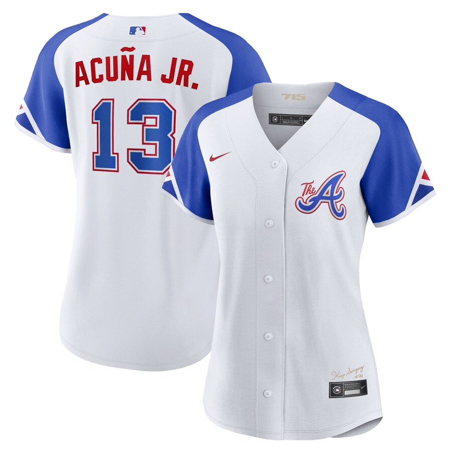 Ronald Acuña Jr. Atlanta Braves Women's City Connect Player Jersey White