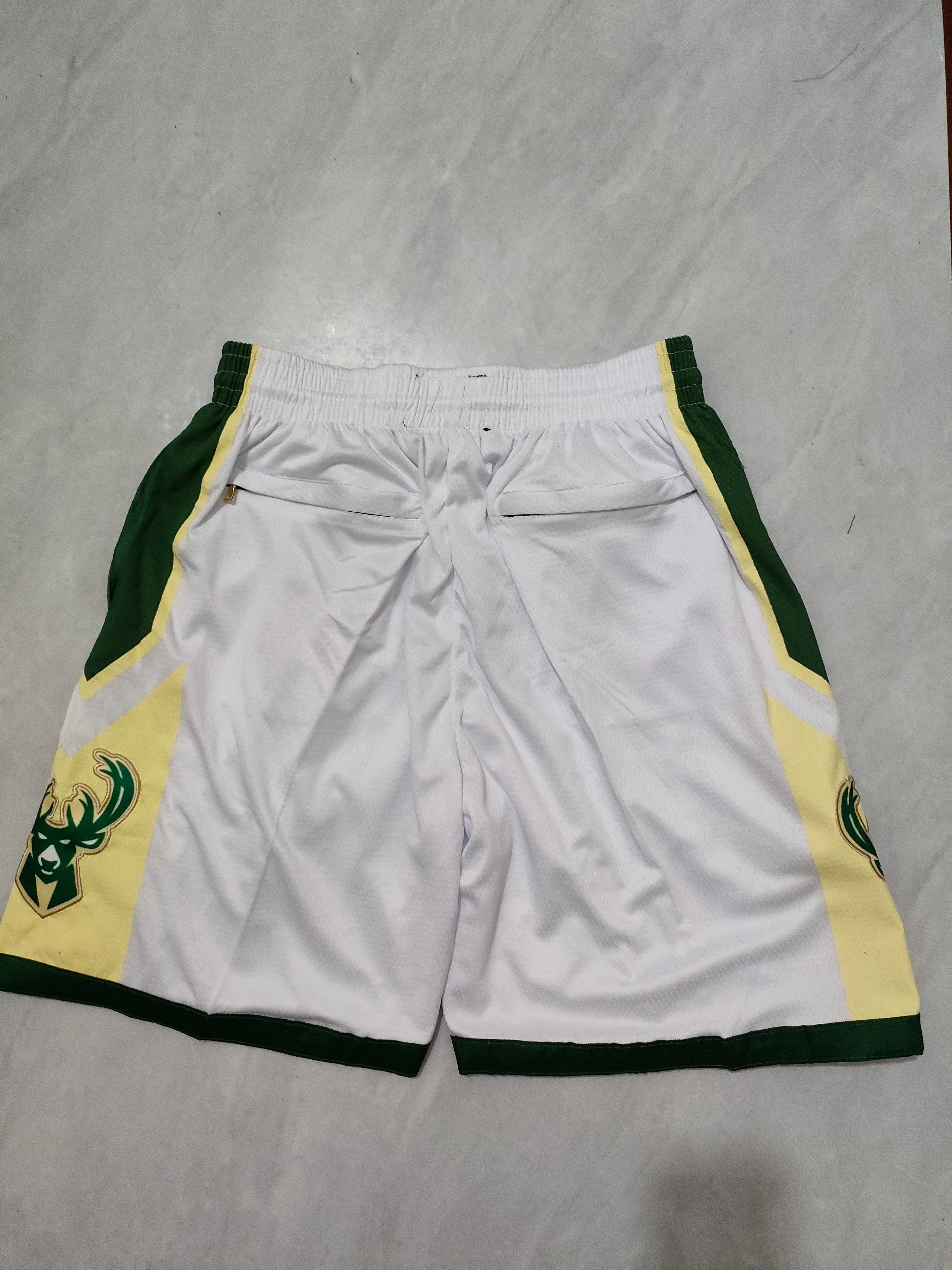 Milwaukee Bucks White Regular Pocket Pants