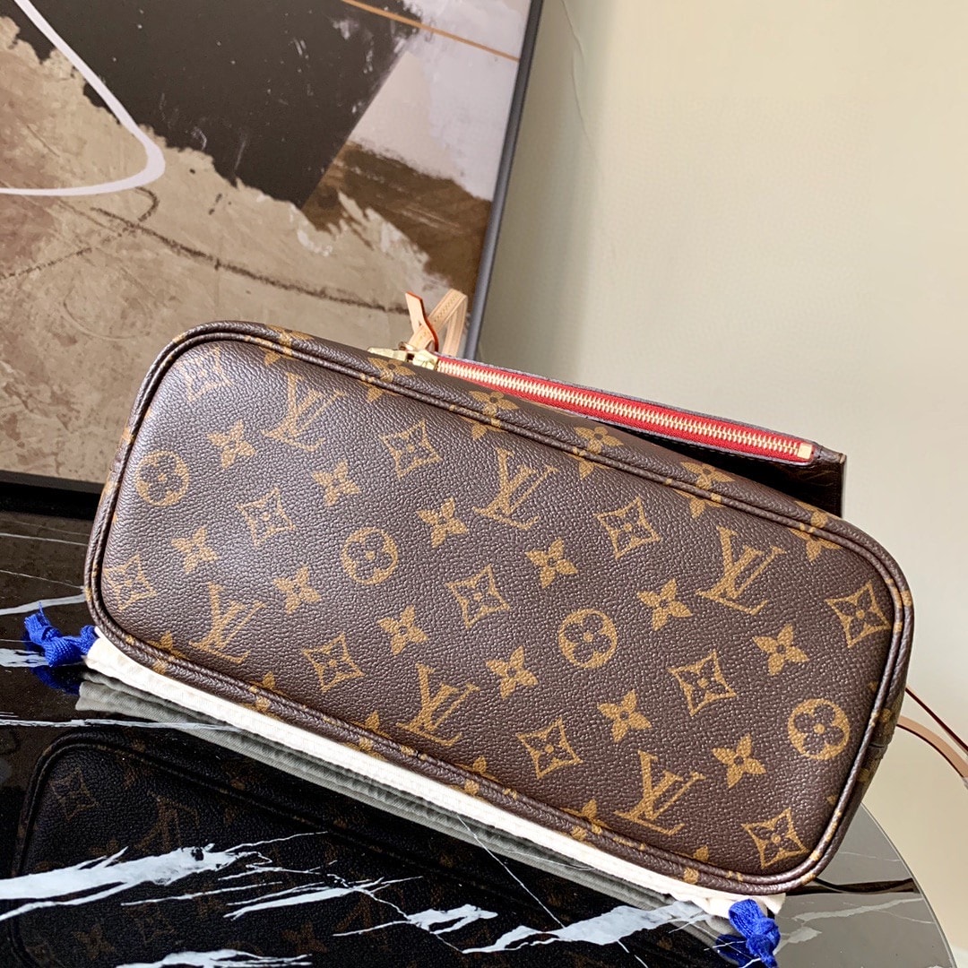 Louis Vuitton Neverfull PM Monogram Red 29Cm M41245