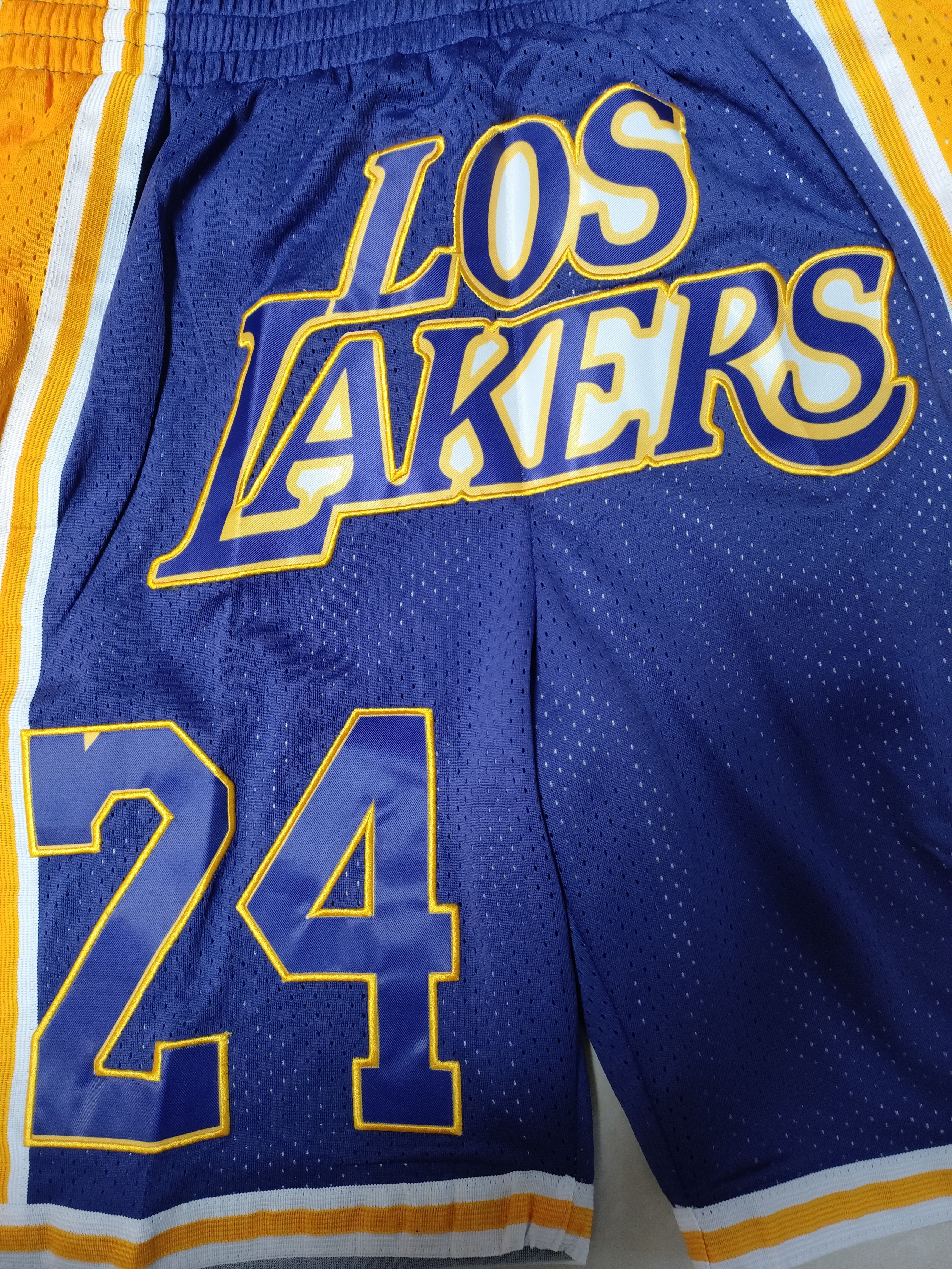 Los Angeles Lakers Purple No. 24 Pocket Pants