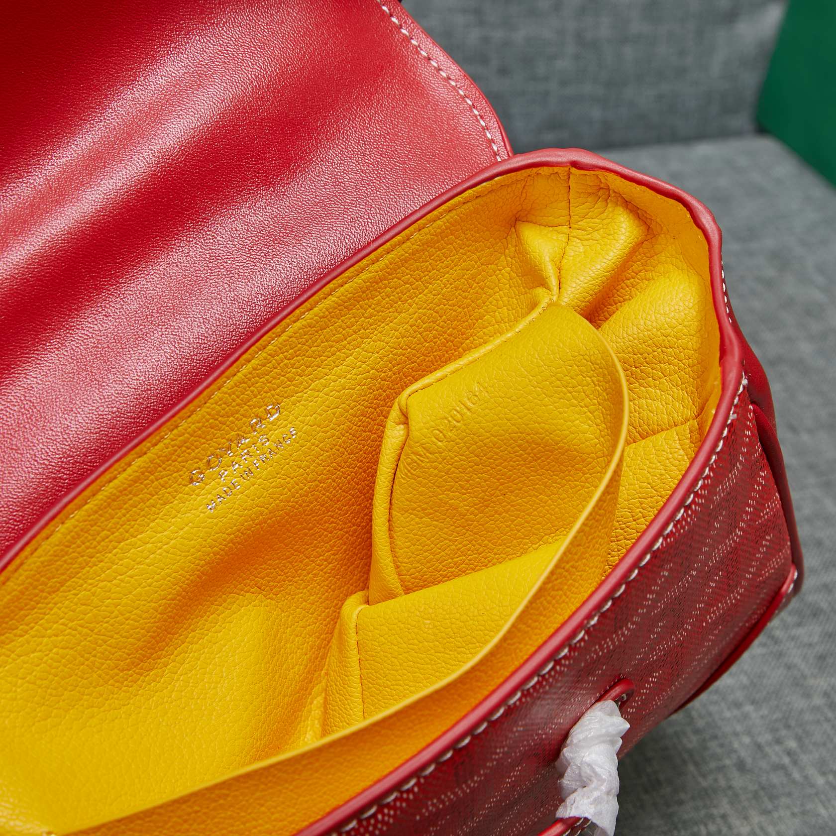 Goyard Saigon Souple Mini Bag Red Canvas 20cm