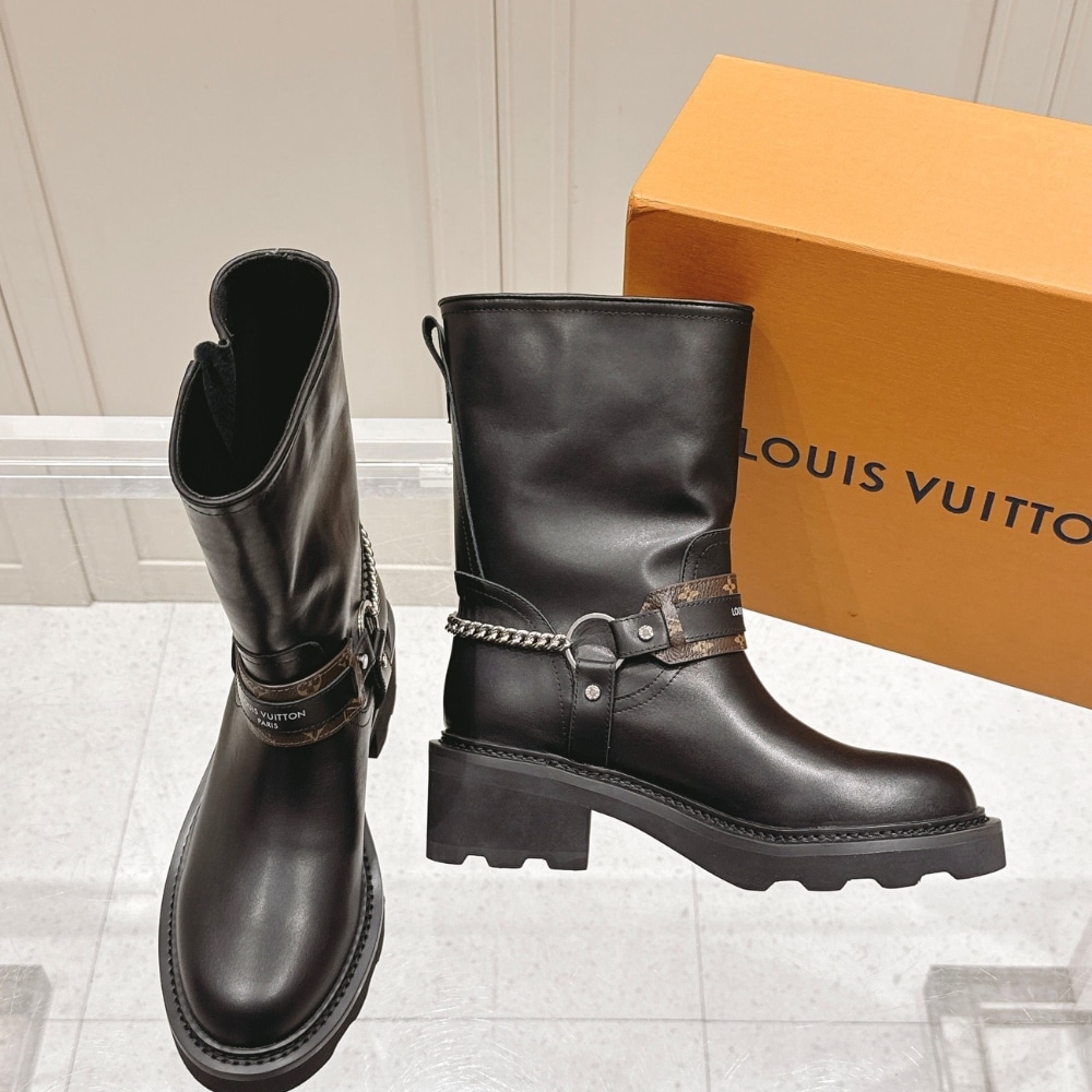 Louis Vuitton Silhouette Ankle Boot Black 1Aibqr