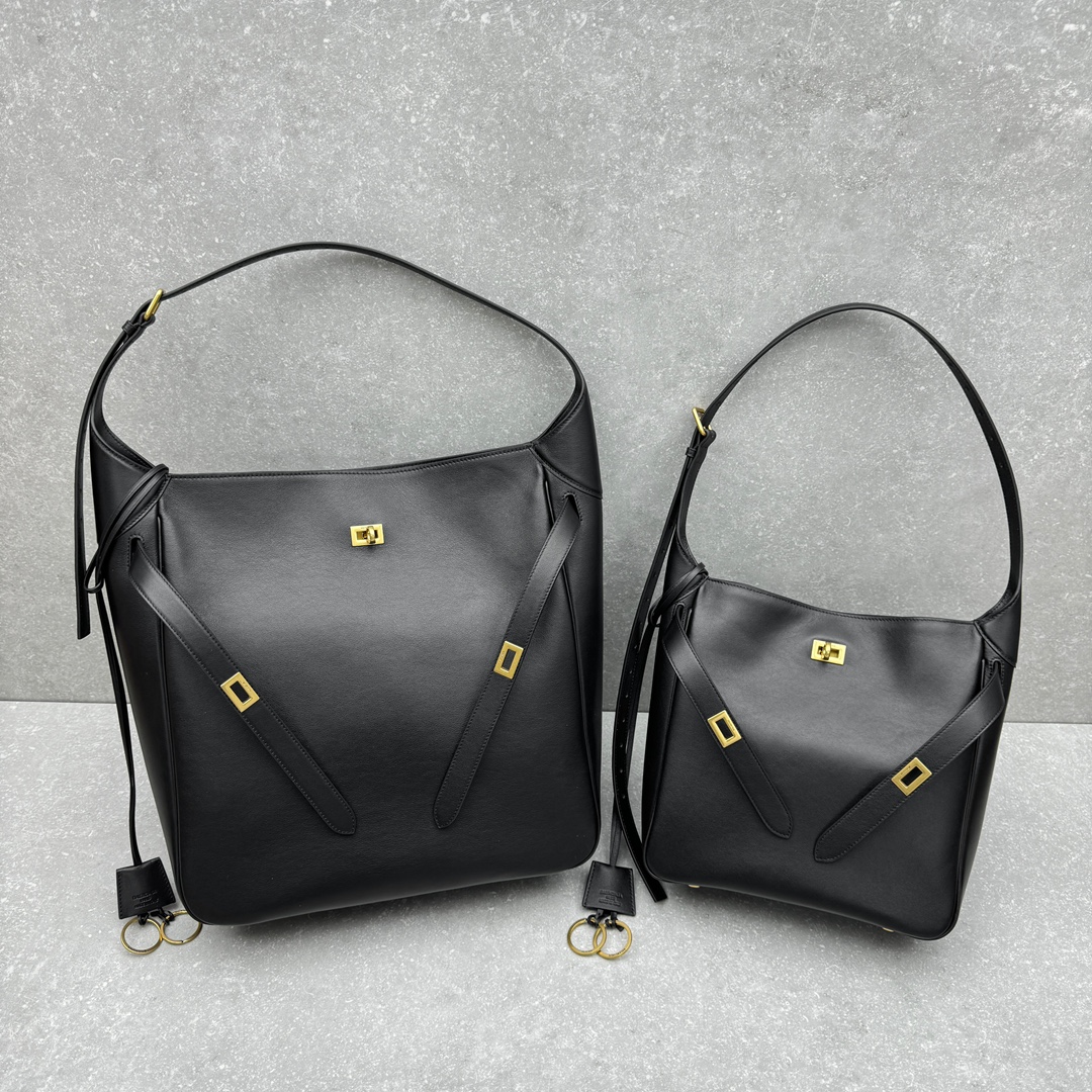 Balenciaga-Bel Air Small Hobo Bag in Black