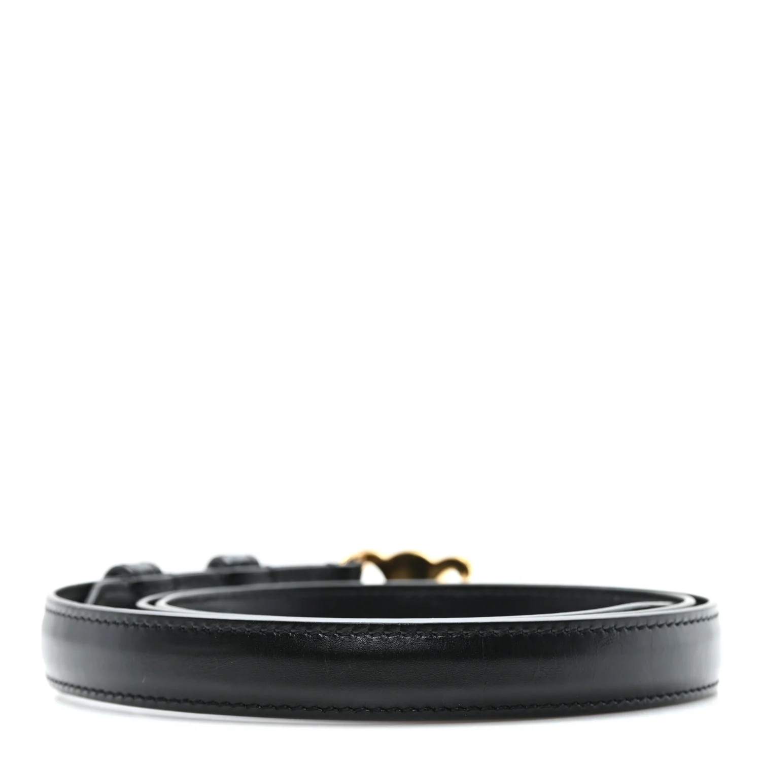 Box Calfskin Medium 25mm Triomphe Belt 90 36 Black