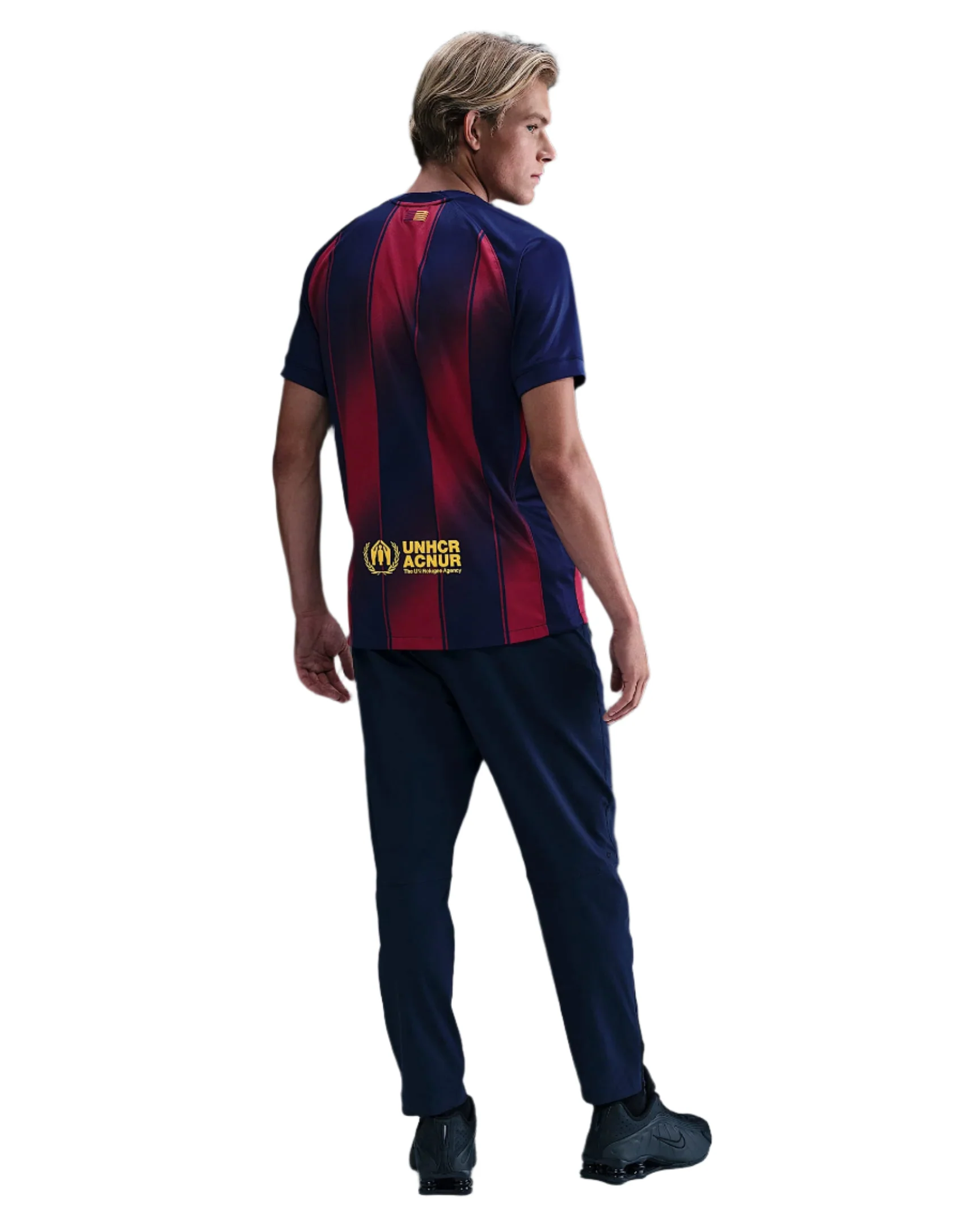Nike Pedri FC Barcelona Home Jersey 25/26 w/ Champions League Patches (Deep Royal Blue/Midwest Gold)