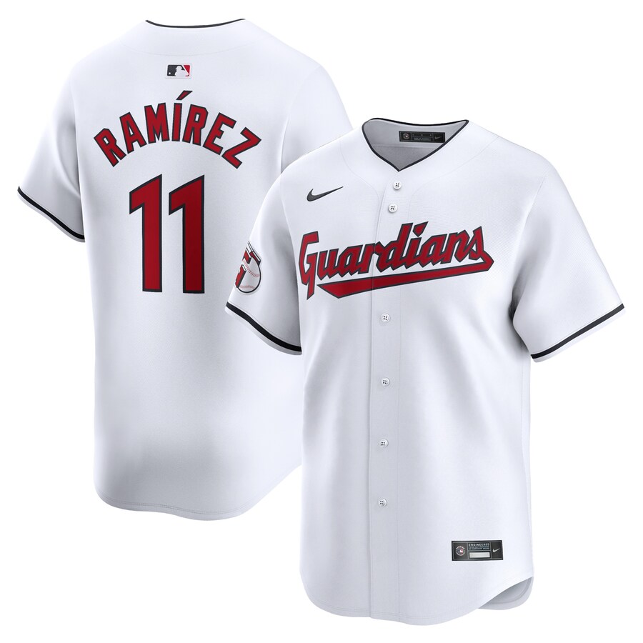 Jose Ramirez Cleveland Guardians Home Limited Player Jersey White